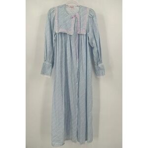 Brandywine Womens Cottagecore Vintage Cotton Nightgown Size M Floral Prairie